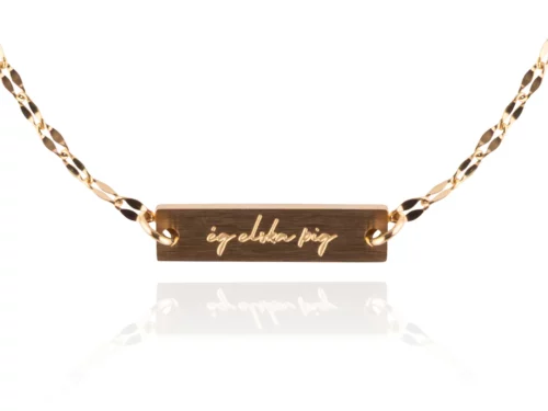 my letra | Ég elska þig armband