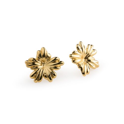 Mabel - Flower Stud Earrings Stainless Steel