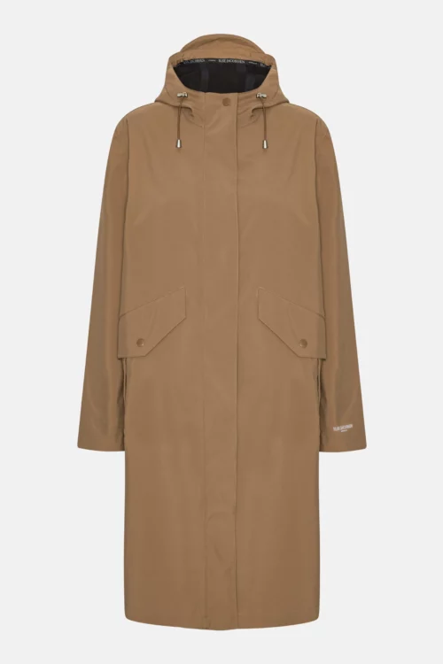 Ilse Jacobsen | Síð Softshell Regnkápa | Mocca