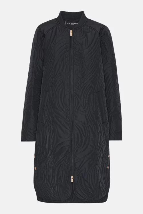 Ilse Jacobsen | Síður Quilt jakki | Dark Indigo